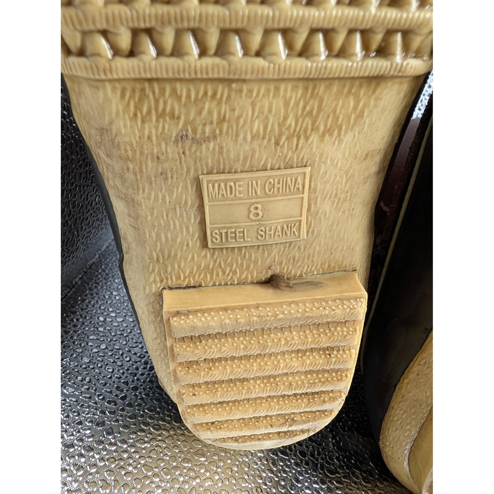 Superior Boot Co Women Brown Leather Duck Boots Thinsulate Insulated CWSP03 Sz 8 - Picture 5 of 11